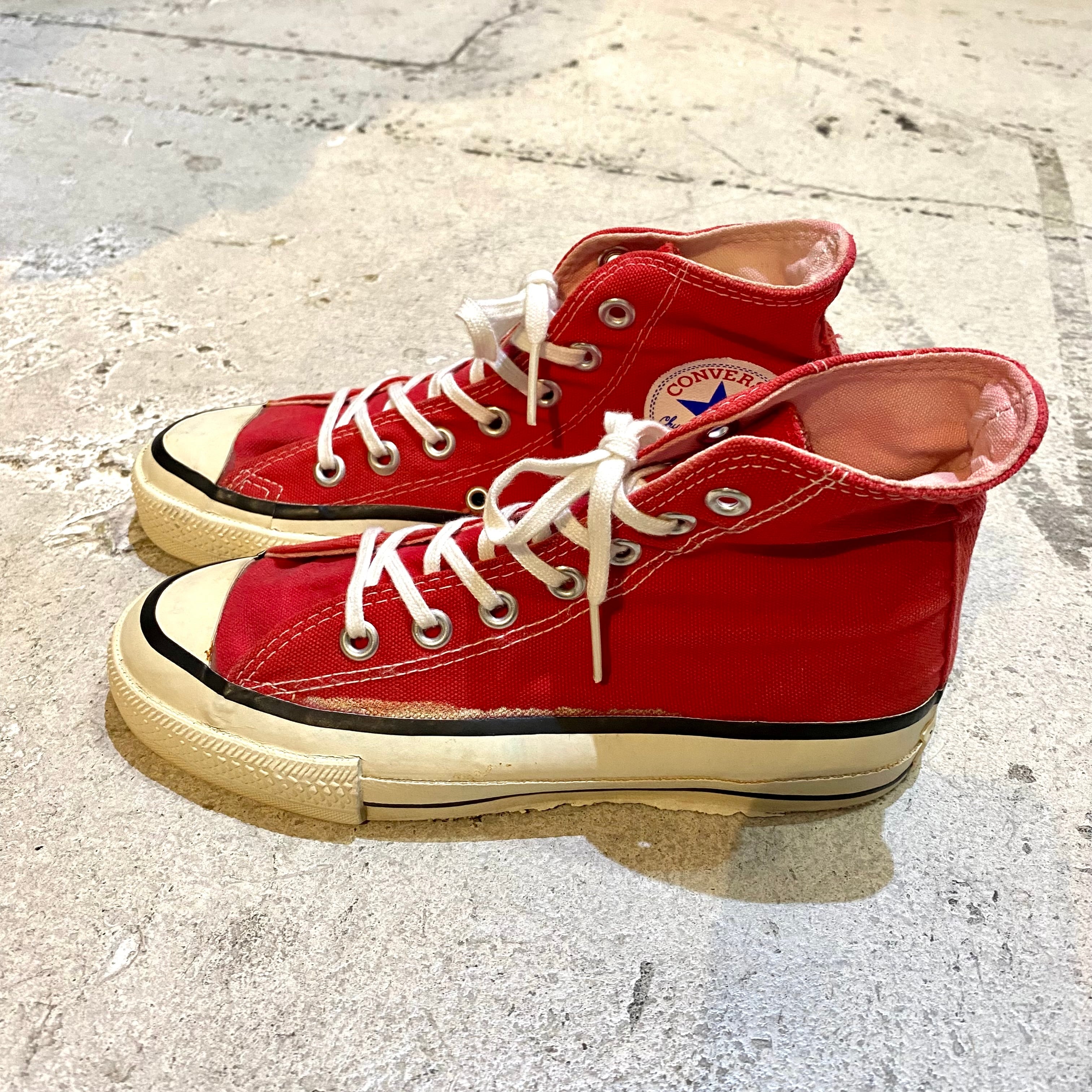 80s CONVERSE / コンバース USA製 ALL STAR HI サイズ3 1/2 レッド | DonDonDown Koenji / ドンドンダウンオンウェンズデイ高円寺店 80s CONVERSE / コンバース USA製 ALL STAR HI サイズ3 1/2 レッド | DonDonDown Koenji / ドンドンダウンオンウェンズデイ高円寺店
