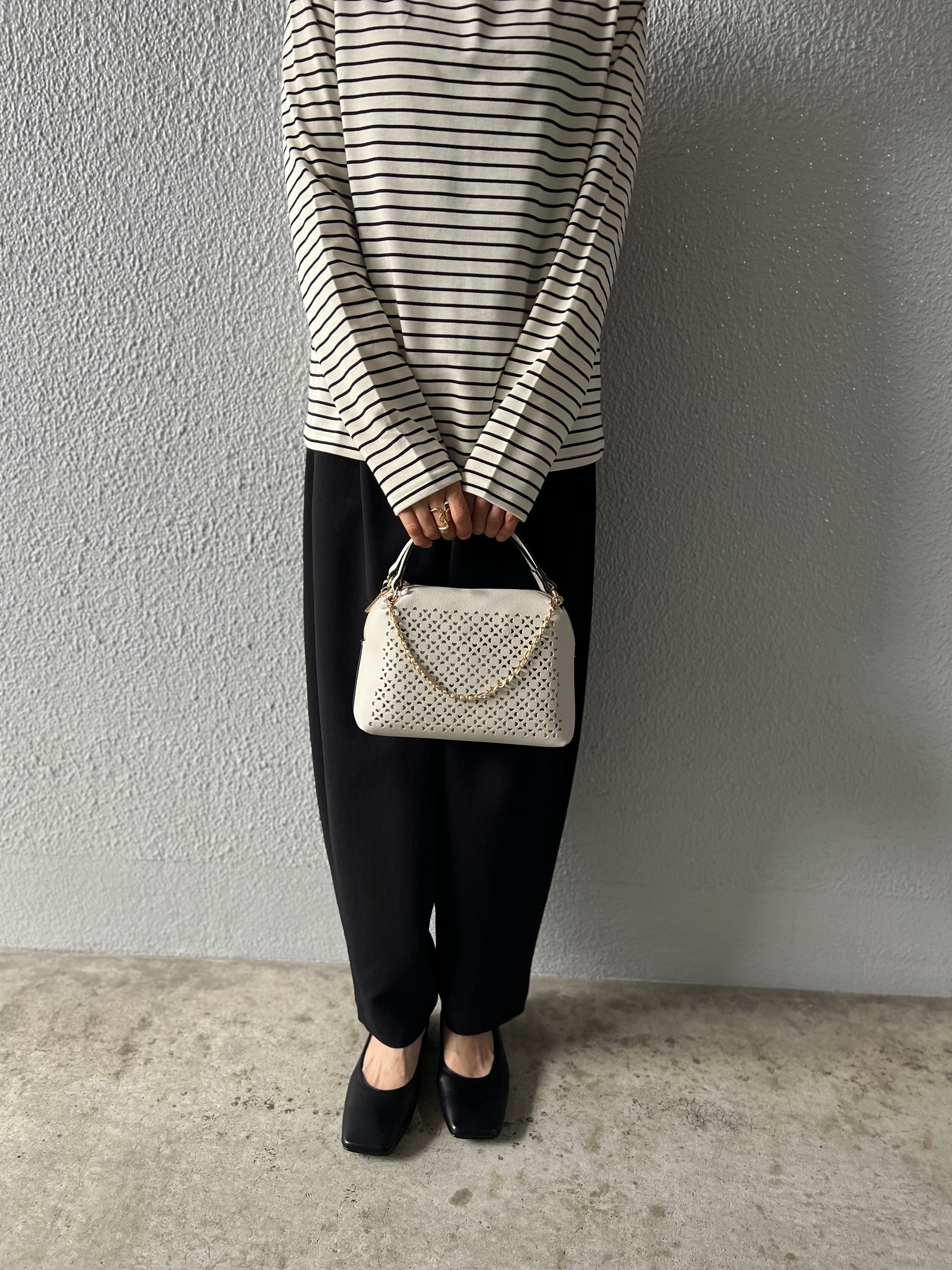 【SELECT】パンチング2WAYハンドバッグ