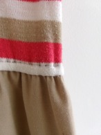 Border switching design dress | 切り替えワンピース
