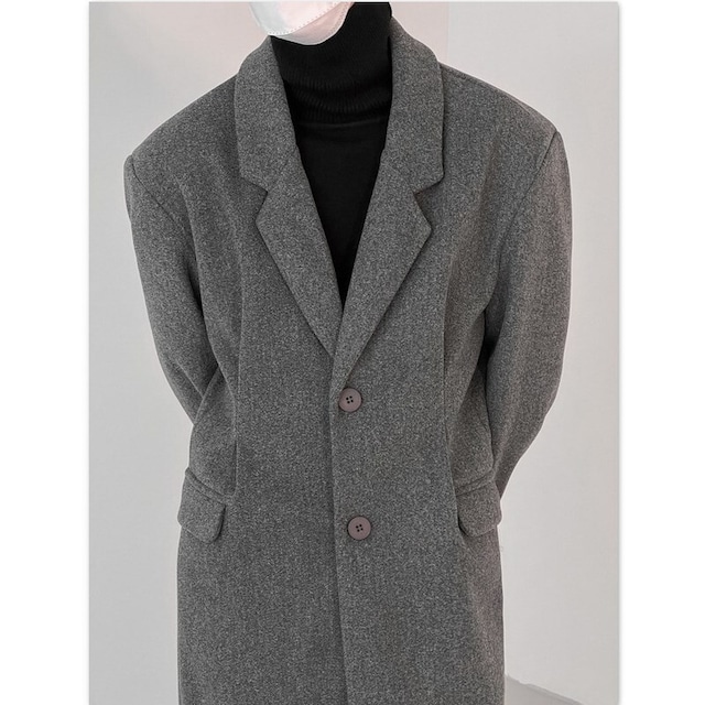 brand wool chester coat（ブランドウールチェスターコート）-b990