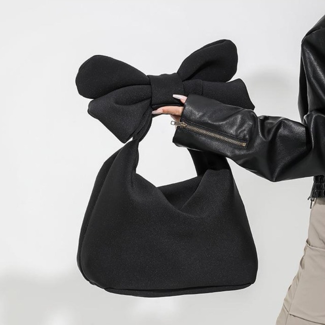 Big ribbon handle bag LA2501119