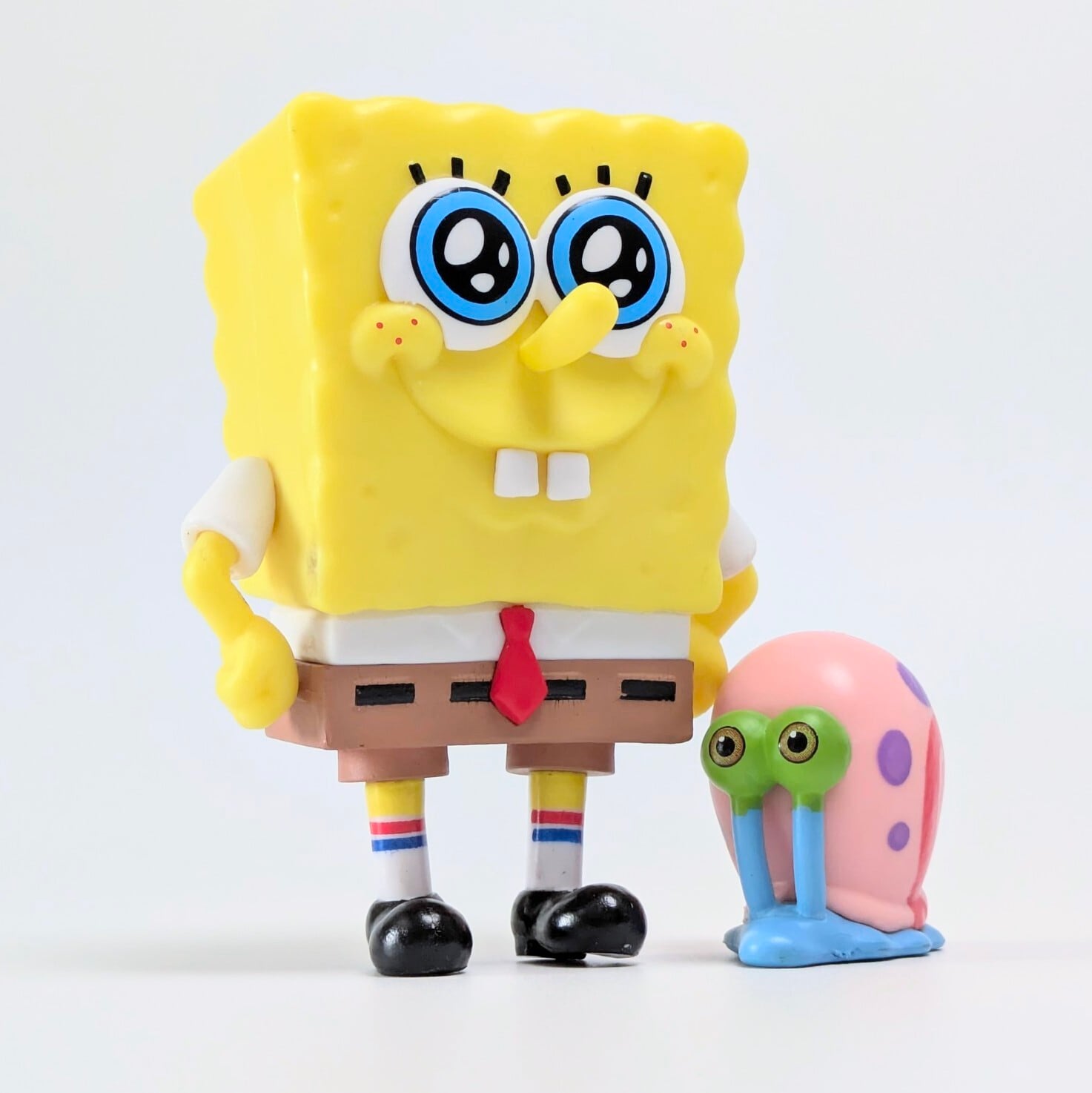 【 SpongeBob SquarePants ( スポンジボブ )  】 『 スポンジボブ&ゲイリー 』PVC Figure set〚アメリカン雑貨 アメトイ〛