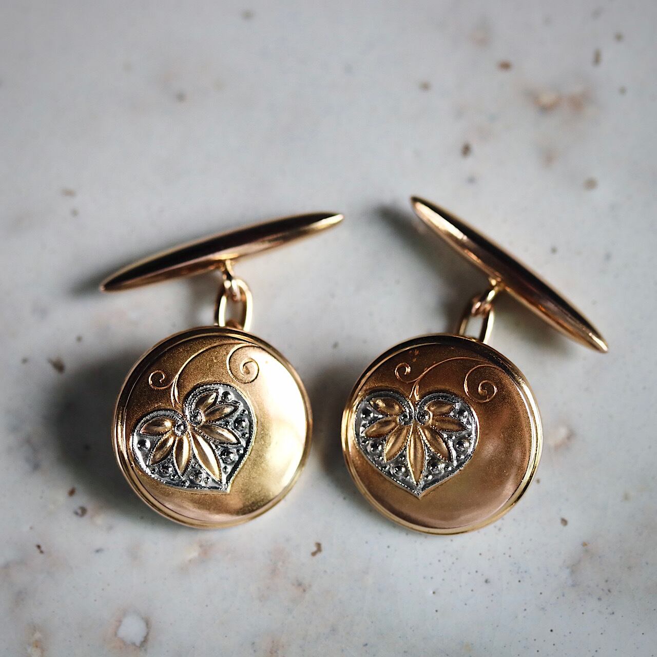 トシカネ　カフスボタン　能面　有田　レトロ　ビンテージ トシカネ カフスボタン 能面 有田 レトロ ビンテージ