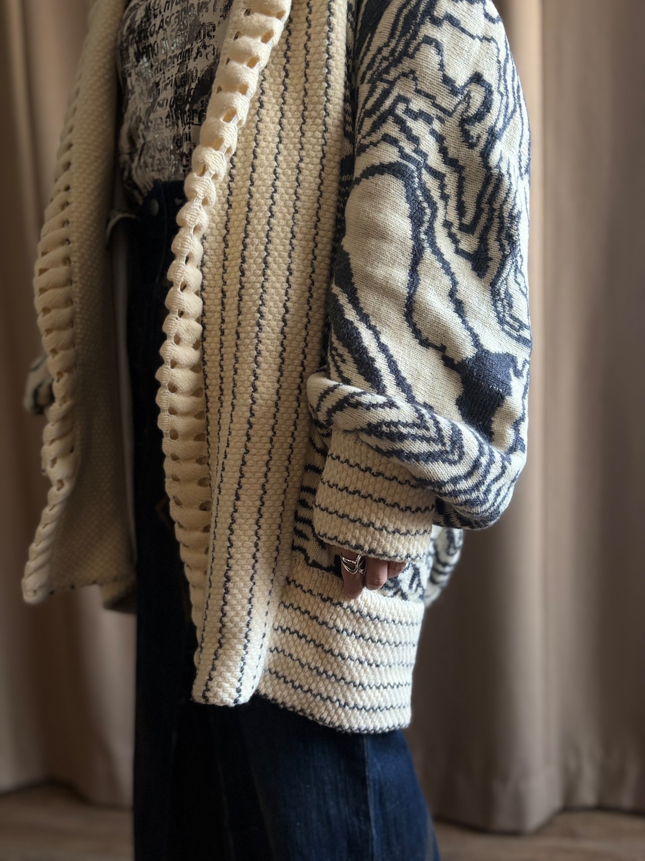 monto por le chois art knit outer-5110-12