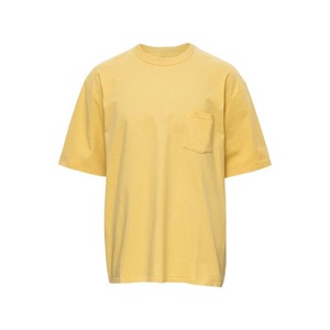 PHENIX (ﾌｪﾆｯｸｽ) - T-SHIRTS, TYPE P-001 / DISTORTED POCKET BASE TEE (ﾃﾞｨｽﾄｰﾃｯﾄﾞﾎﾟｹｯﾄﾍﾞｰｽﾃｨｰ) YELLOW