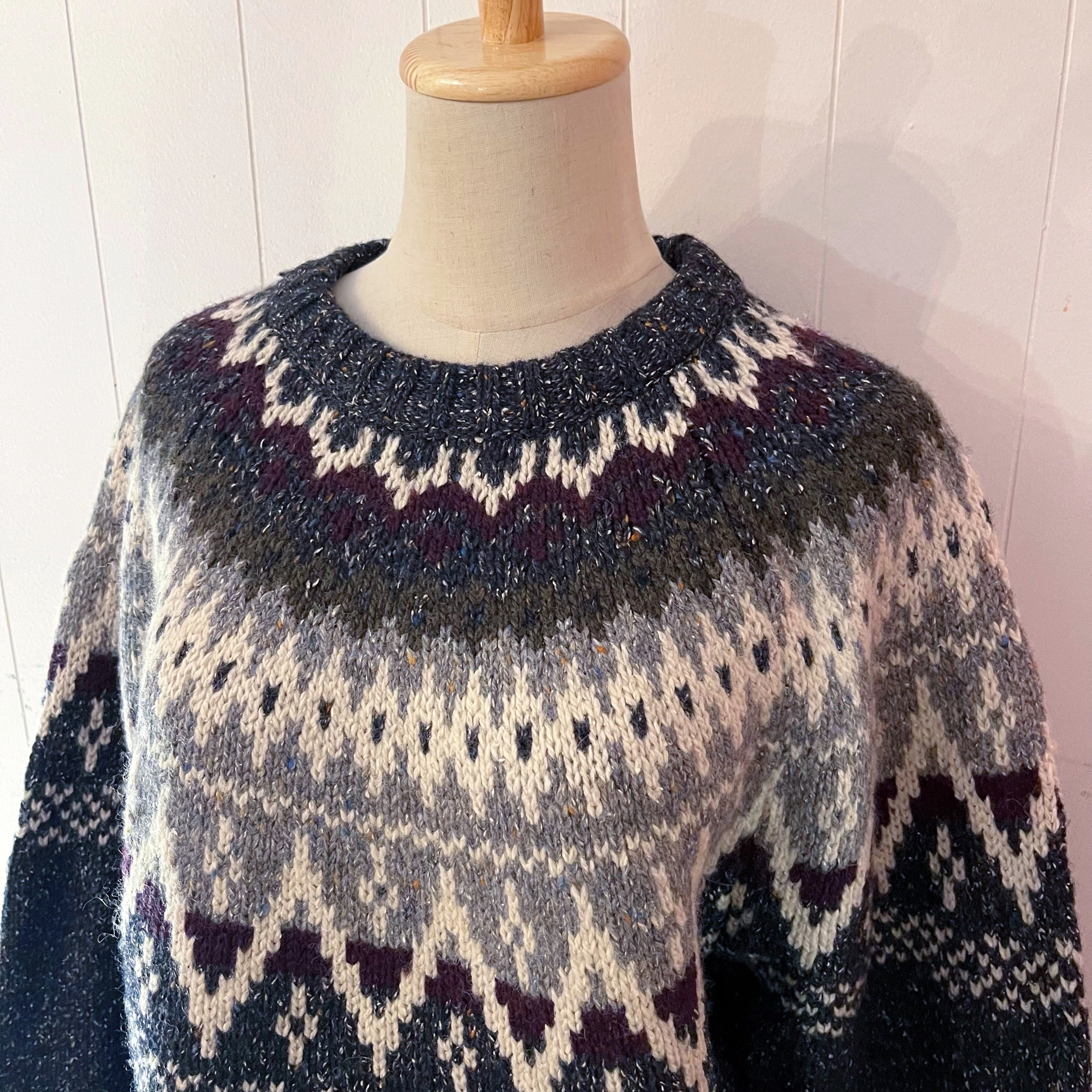 heather gray centripetal knit sweater