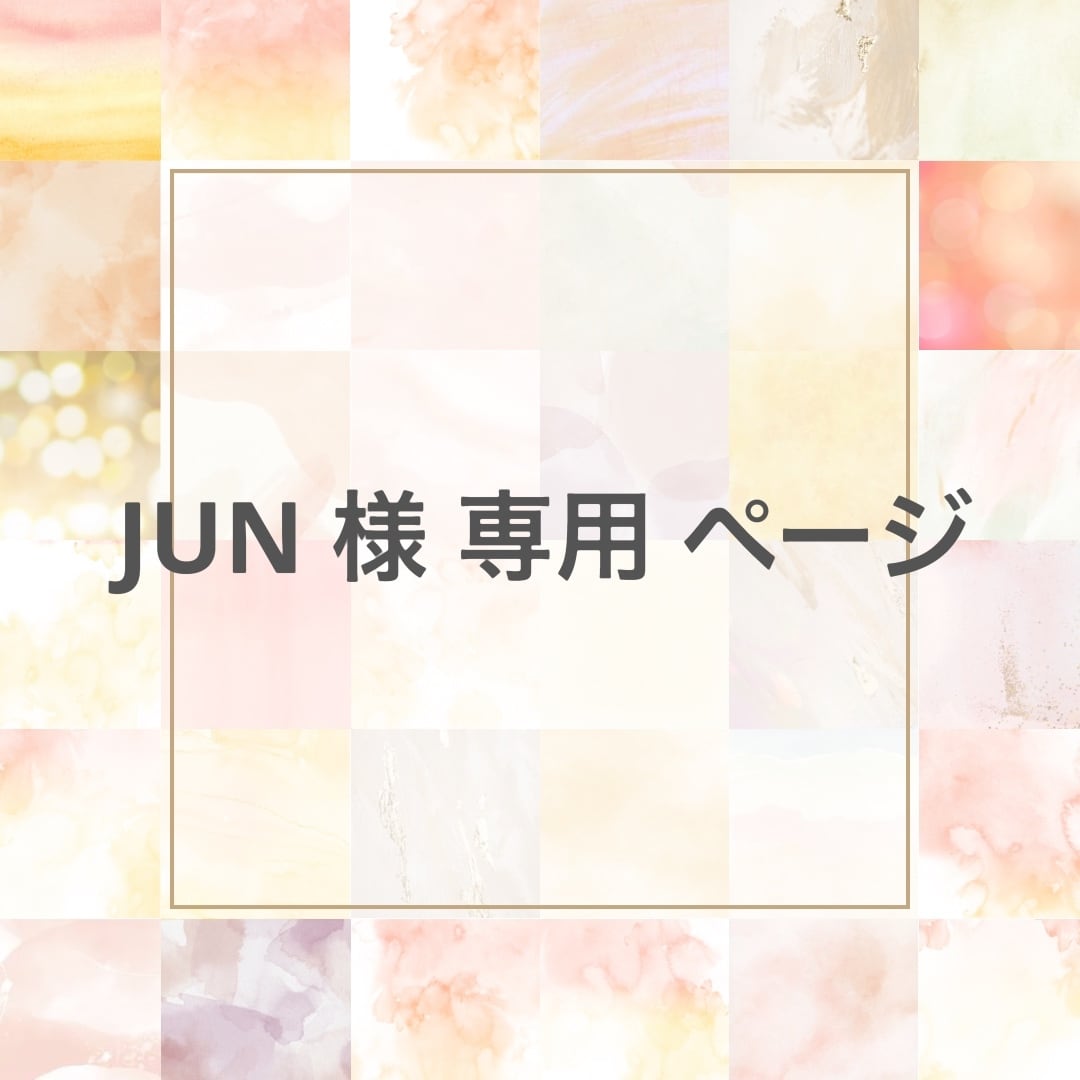 Jun様の専用ページ Jun様専用 JUN 様 専用ページ | NOLITA -seijo-
