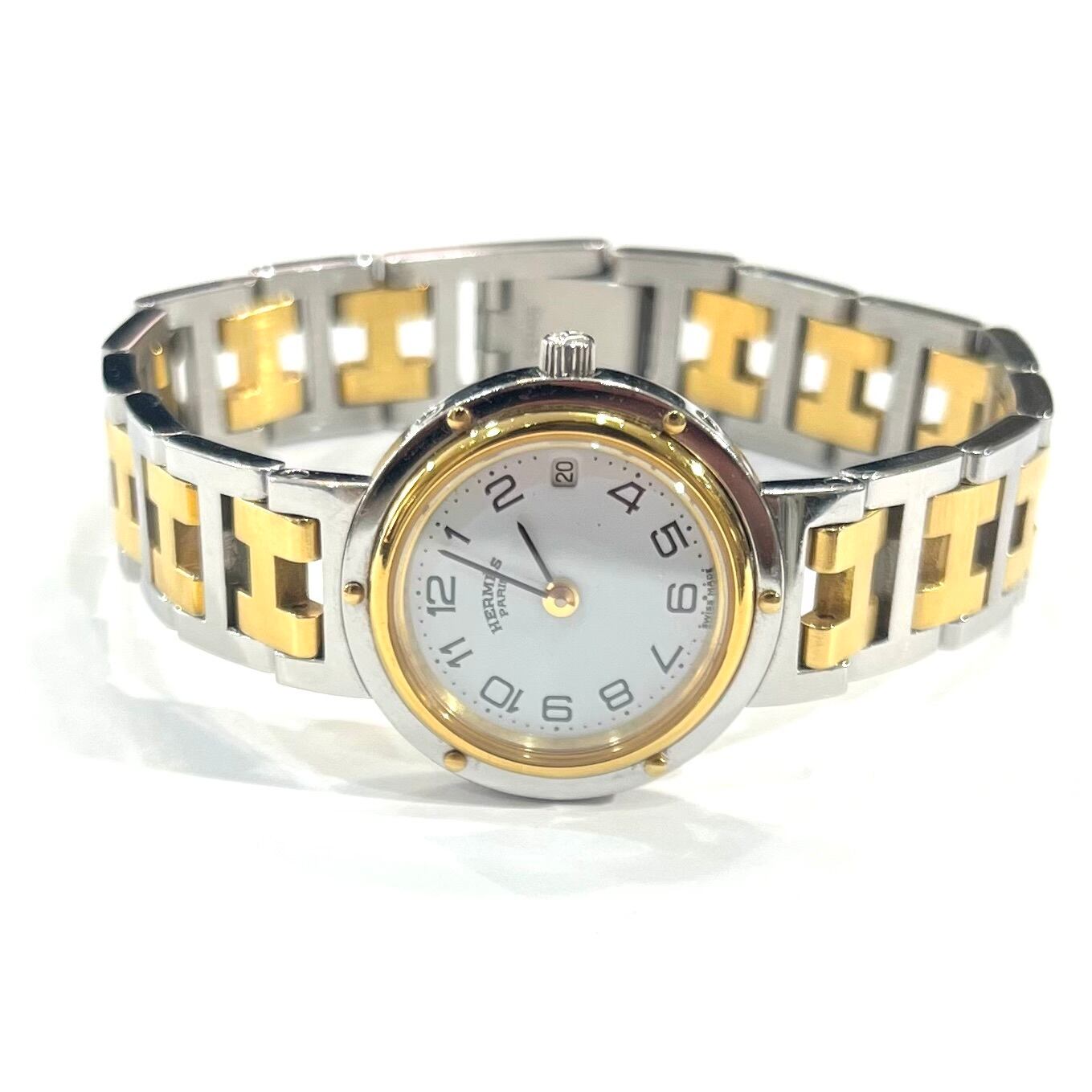 HERMÈS】2879 エルメス コンビクリッパー腕時計 WATCH／クォーツ・電池