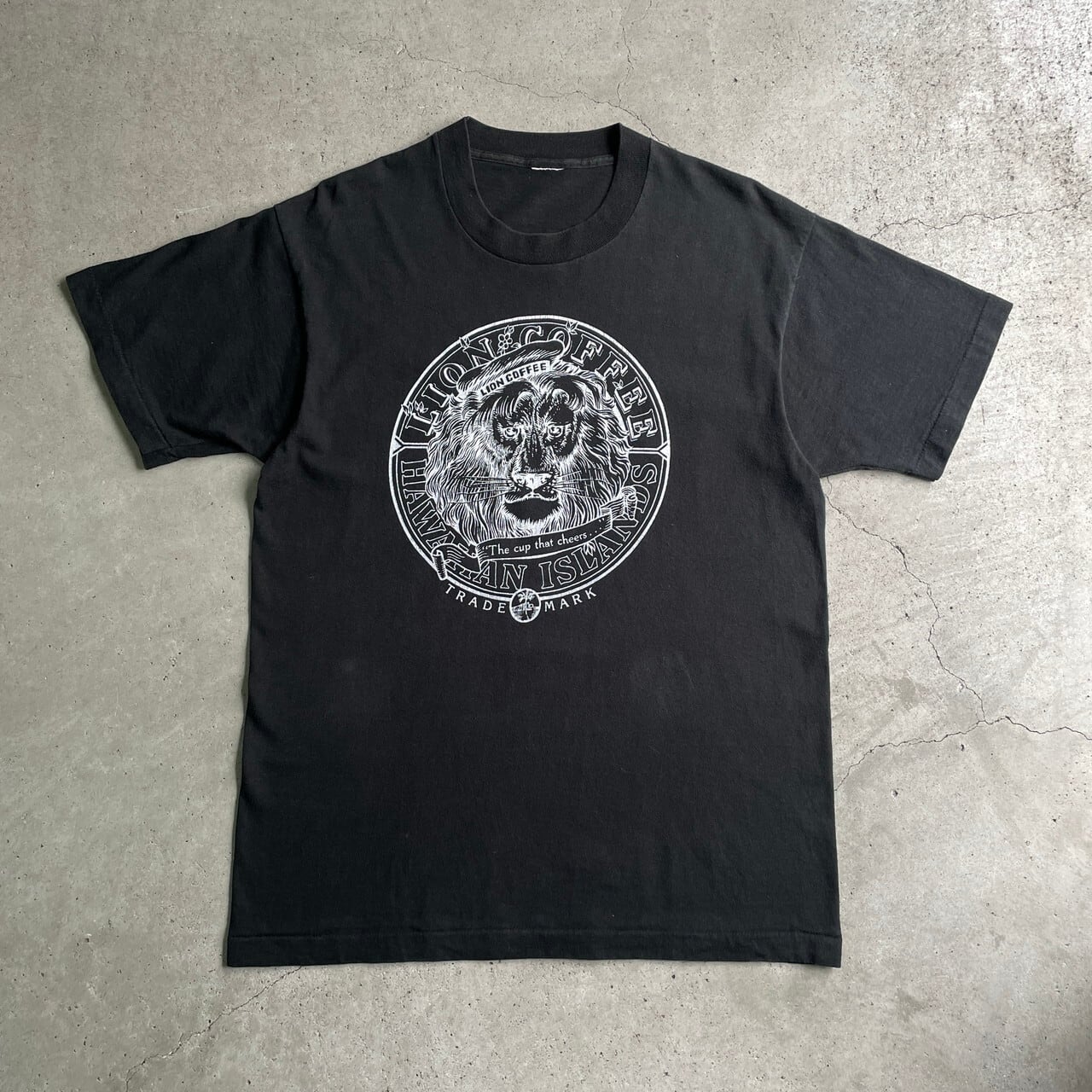 90年代 LION COFFEE HAWAII 企業ロゴ アドバタイジングTシャツ メンズL ...
