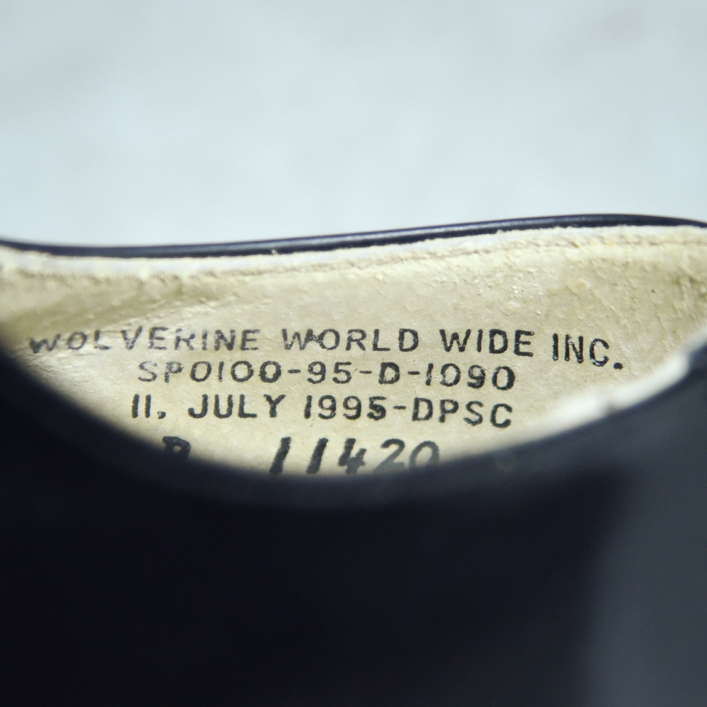 DEAD STOCK】80s 90s US NAVY Leather Service Shoes Dress Oxford