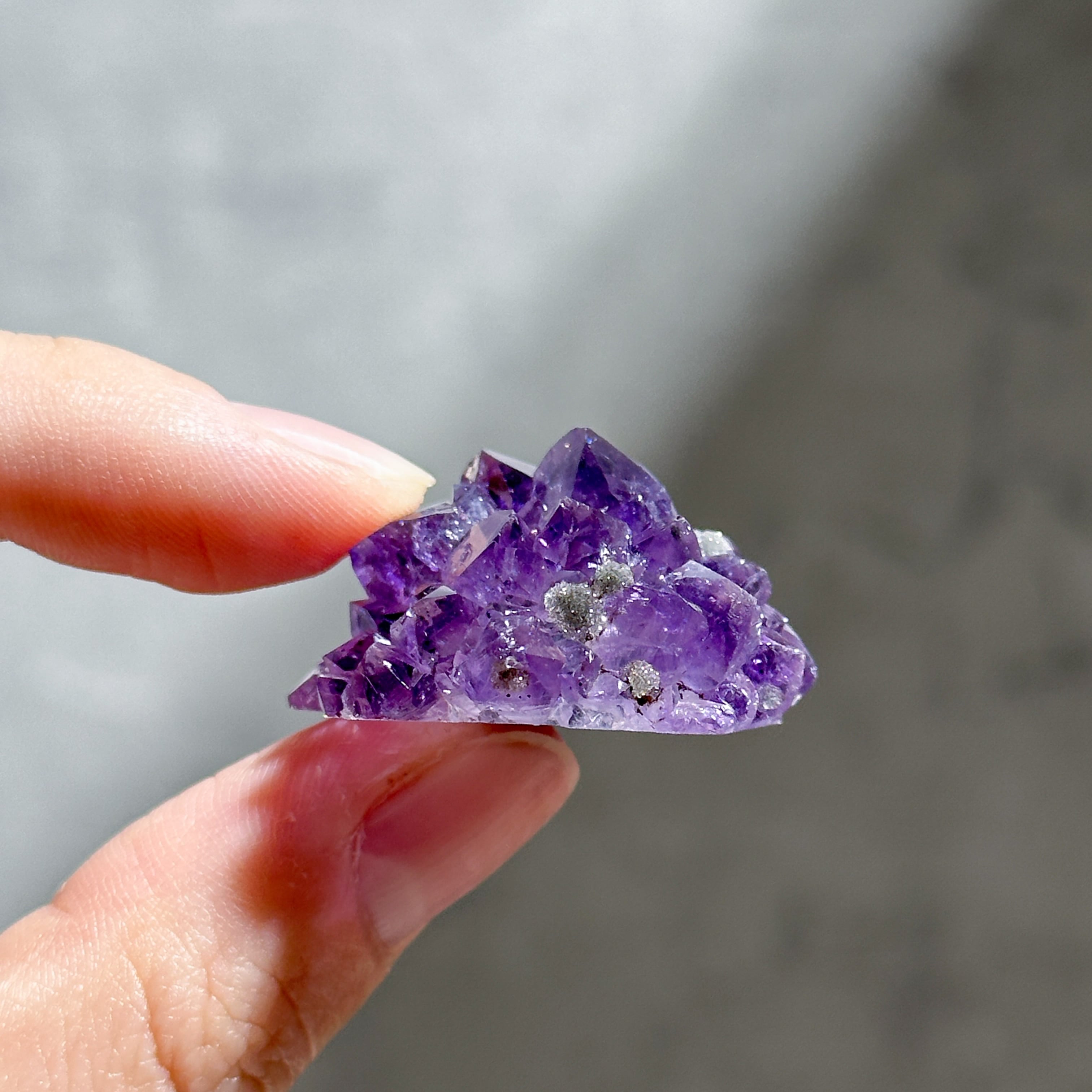 ウルグアイ産フラワーアメジスト 原石03◇ Flower Amethyst ◇天然石