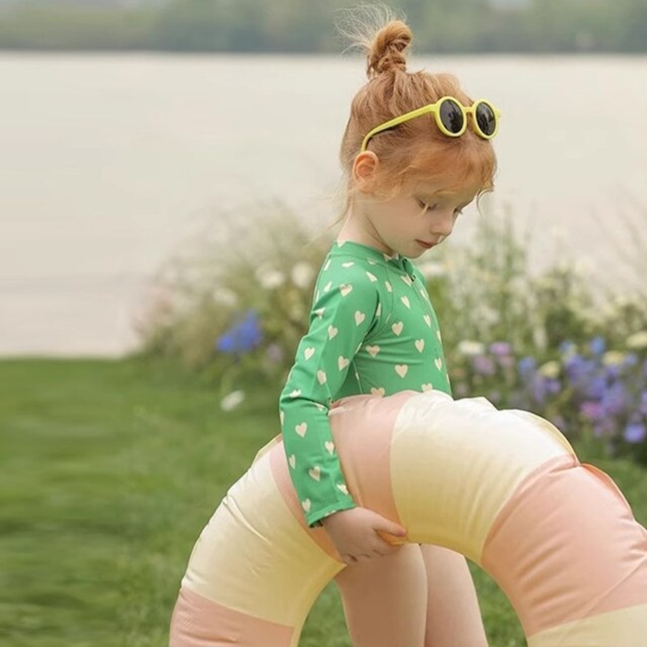 フロントジップロングスリーブ水着