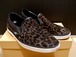 レア★JIMMY CHOO ジミーチュウ メンズ レオパード柄 スエードxレザー スニーカー スリッポン 41★