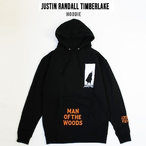 【 bra-12734002 】ジャスティンティンバーレイク Justin Randall Timberlake MAN OF THE WOODS パーカー フーディー アーティスト スウェットパーカ ブラック M L XL
