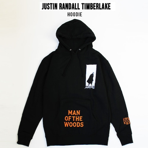 【 bra-12734002 】ジャスティンティンバーレイク Justin Randall Timberlake MAN OF THE WOODS パーカー フーディー アーティスト スウェットパーカ ブラック M L XL