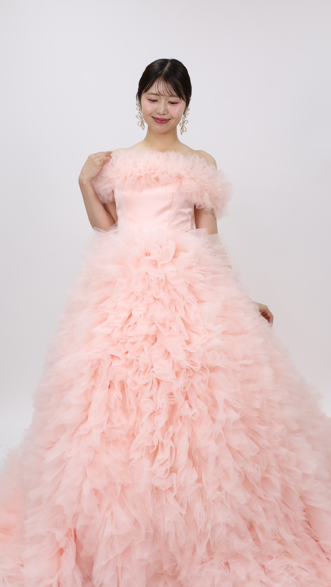 【DRESS 13】Pink tulle Dress（ピンクチュールドレス）
