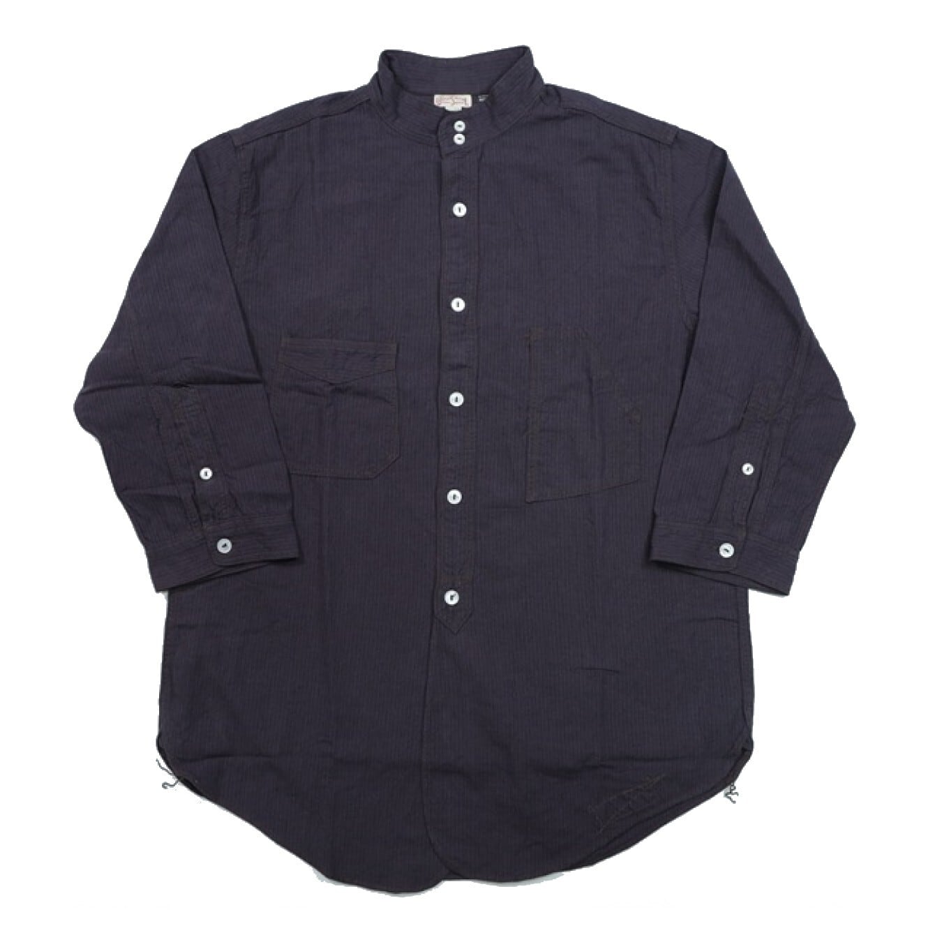 FREEWHEELERS(フリーホイーラーズ)~"THE SKIPPER" THREE-QUARTER SLEEVE SHIRT GRAY~