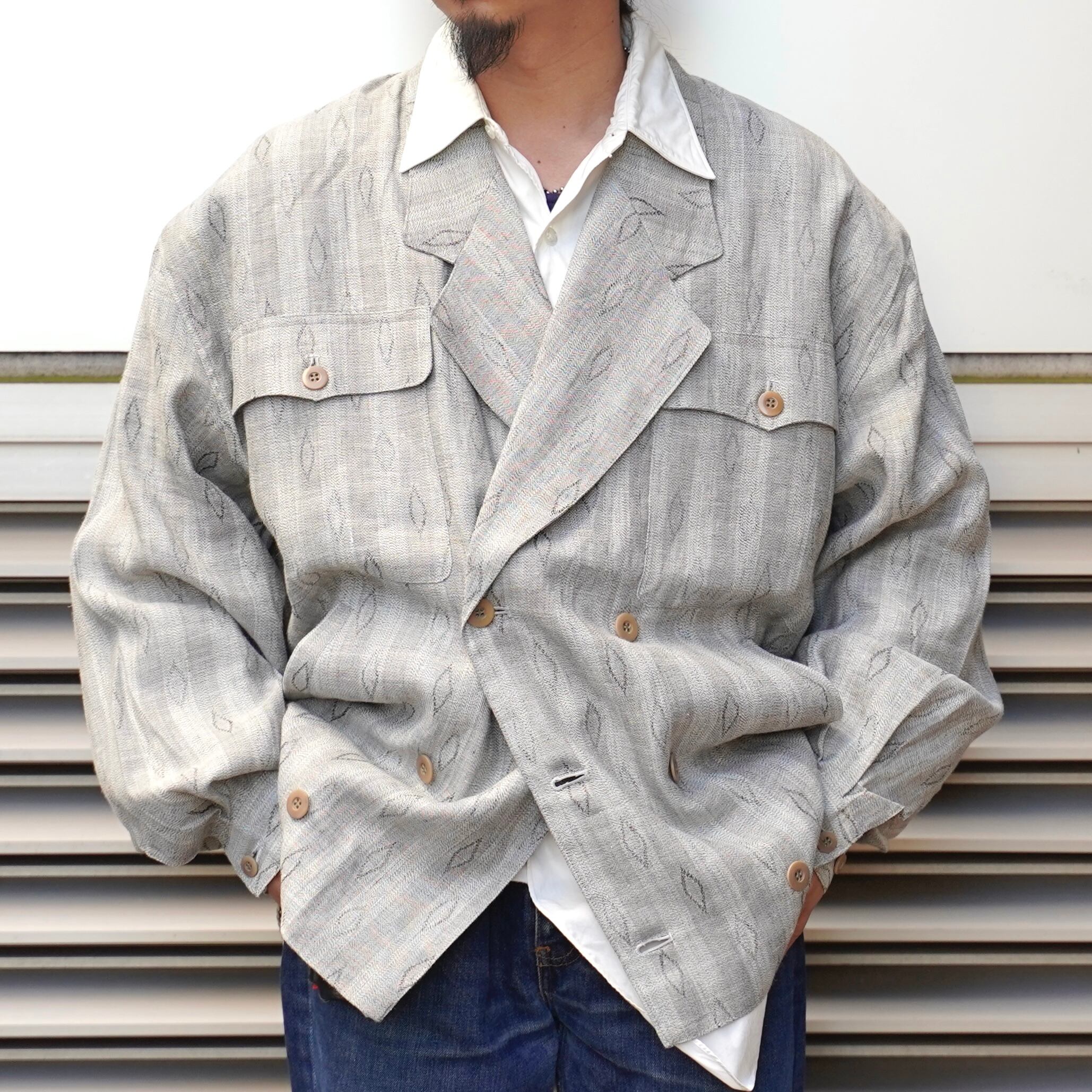 Dead stock 80's Linea Fresca Linen jacket made in JAPAN
