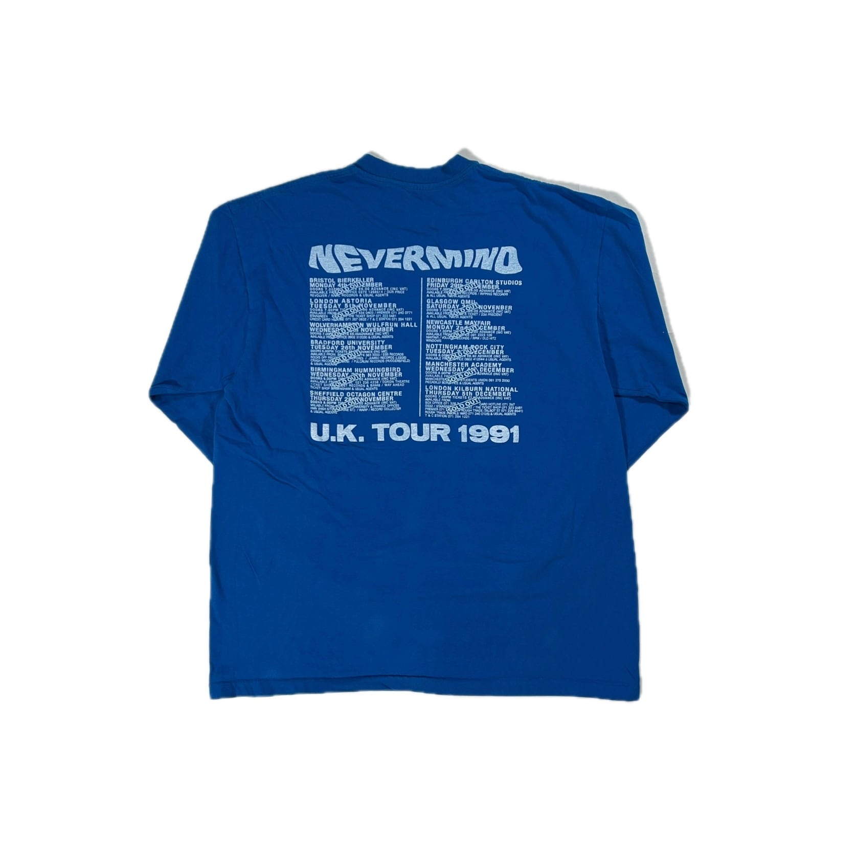 12551 NIRVANA 長袖 ロックTシャツ バンドT 両面プリント XL | San