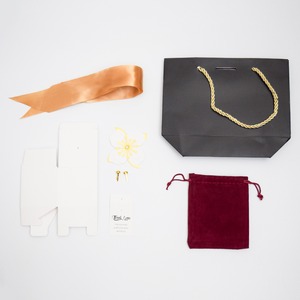 ラッピングセット（ホワイトBOX・巾着袋付き）包装セット