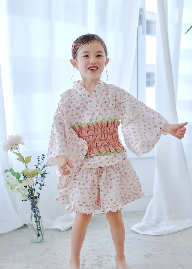 YUKATA mini dress〈off-white〉