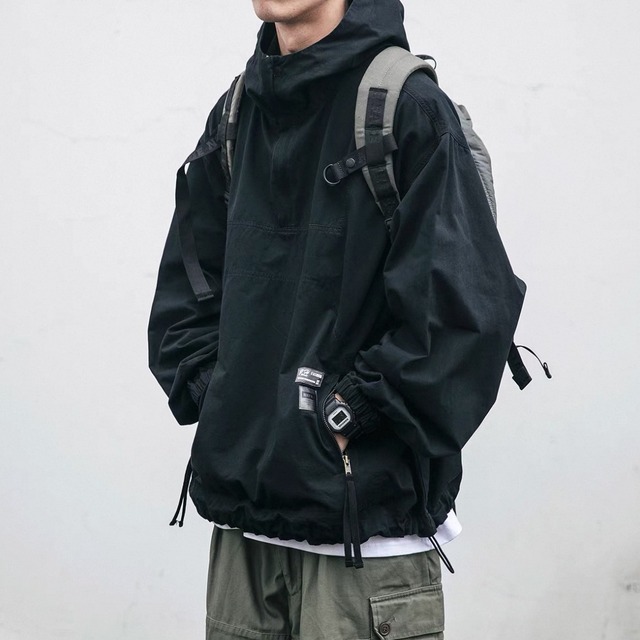 Half-zip tech anorak jacket 1209