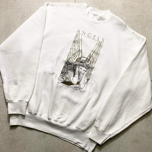 vintage 1996’s angel print sweat shirt