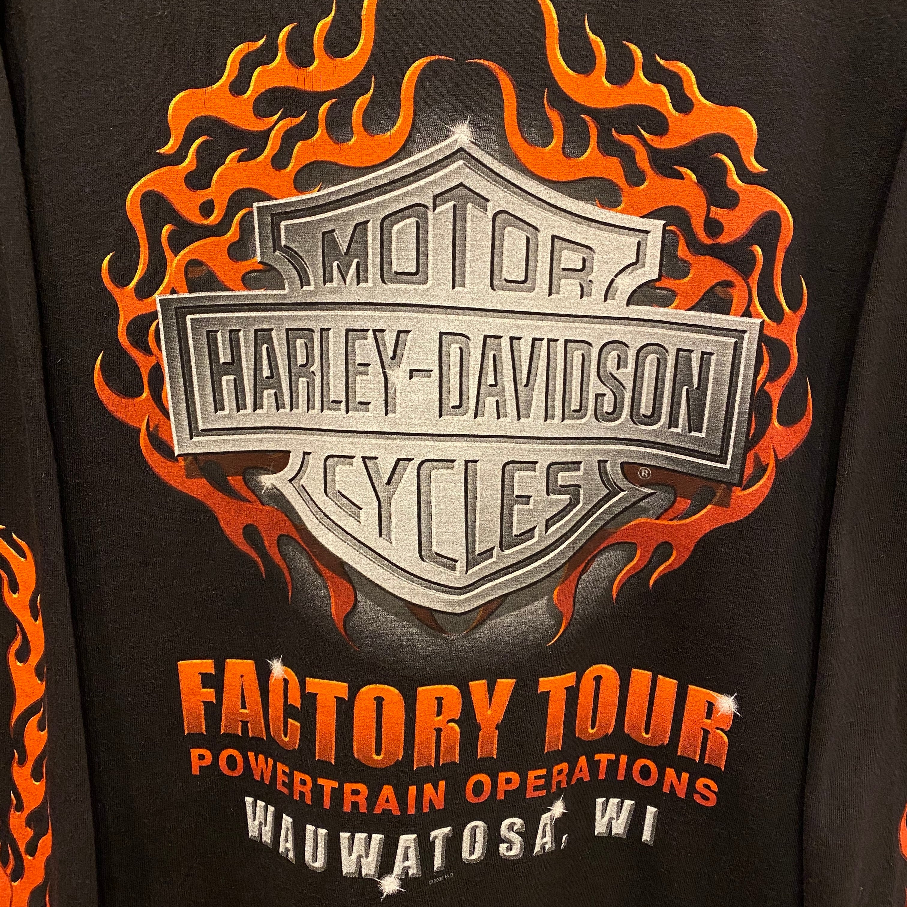 美品　Harley-Davidson 00s メキシコ製　デカロゴ　tシャツ