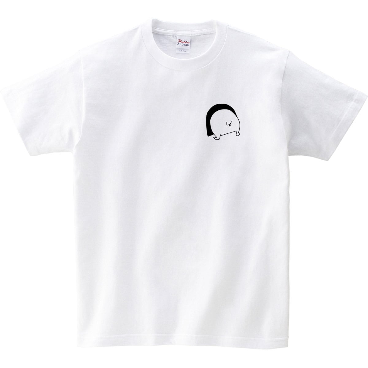 おしり プリプリ フレブル Tシャツ dog68 犬 ブヒ フレンチブルドッグ 服 ゆるい ユニーク イラスト おもしろ Tシャツ