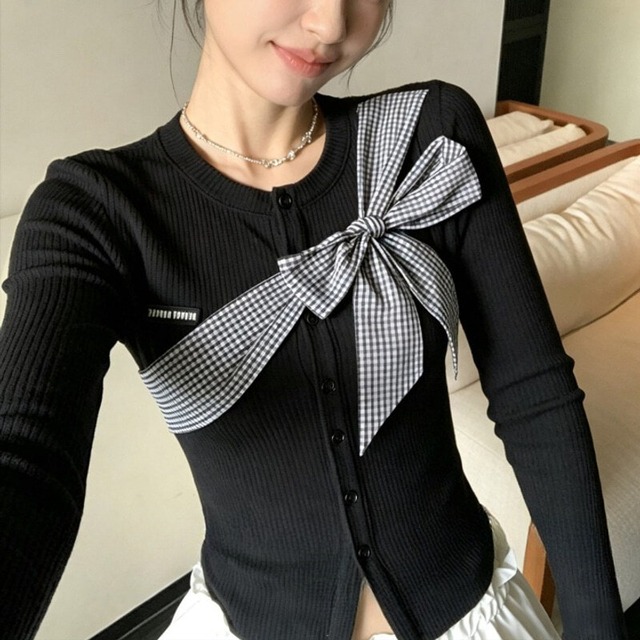 Ribbon design knit　M1592