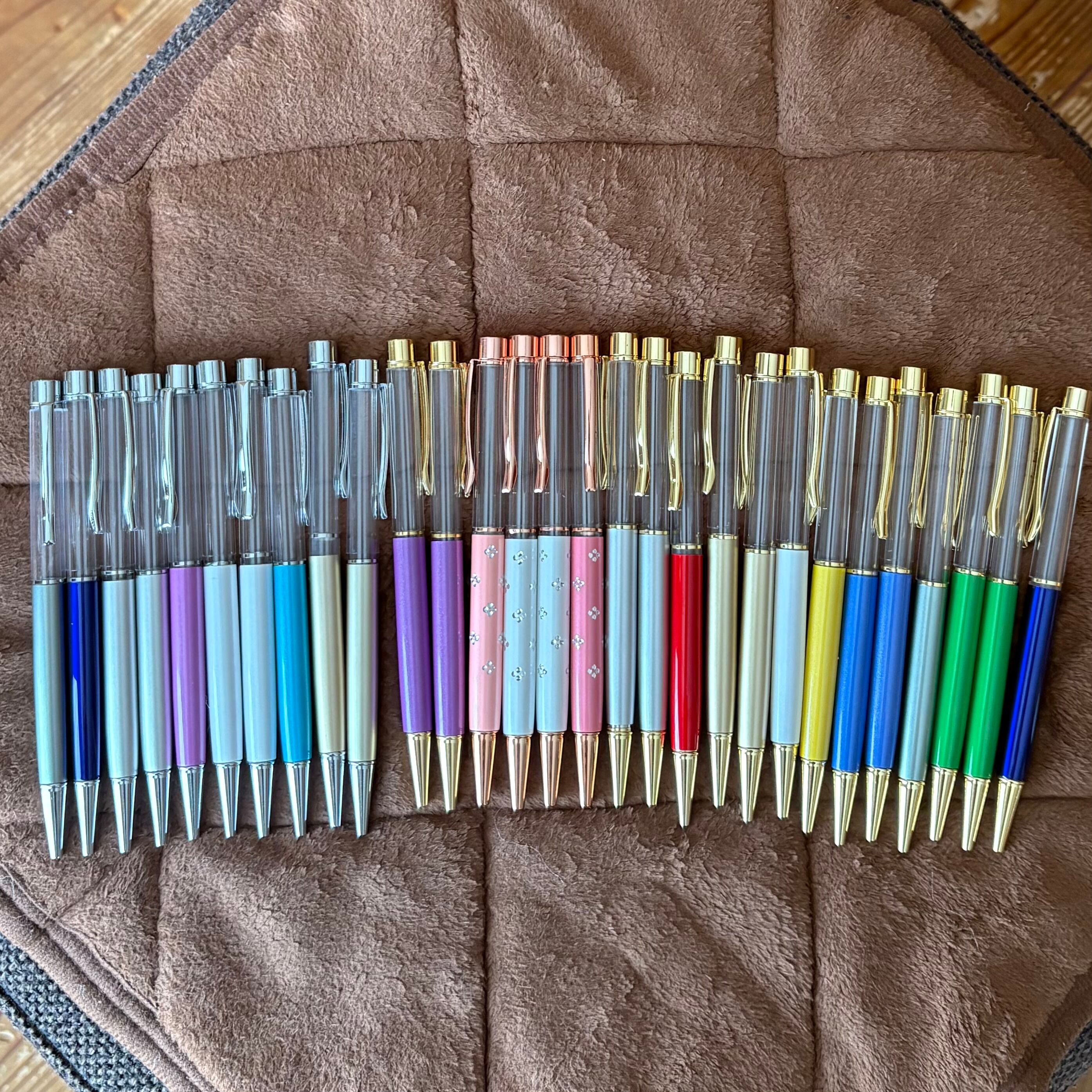 お好きな色でキラキラハーバリウムボールペン | フラワーデザイン Amuse