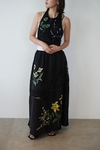 vintage lace skirt cherry