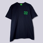 和彫×サイバー 青龍｜Tシャツ-黒