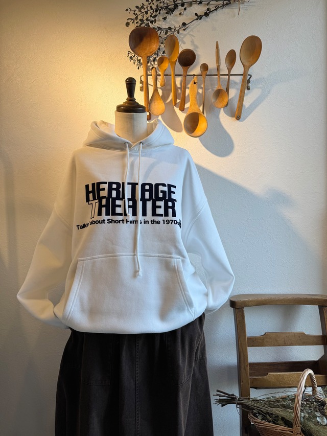 SHUKADO✂︎TOKYO  裏毛起毛フロッキープリントフーディ