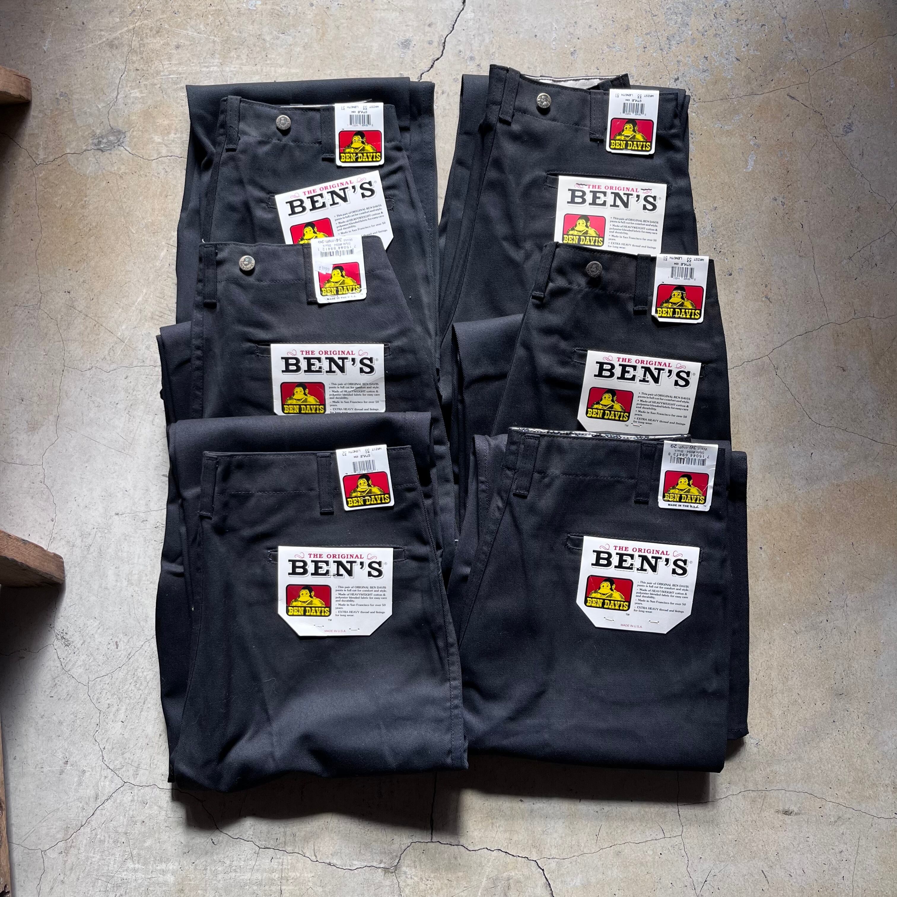 Deadstock Ben Davis The Original Ben's Work pants/ Black