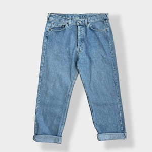 【LEVI'S】 90s UK製 501 イギリス製  デニム ジーンズ ジーパン ボタンフライ ダボパン W38 L34 刻印311 英国ファクトリー リーバイス 希少 EU古着