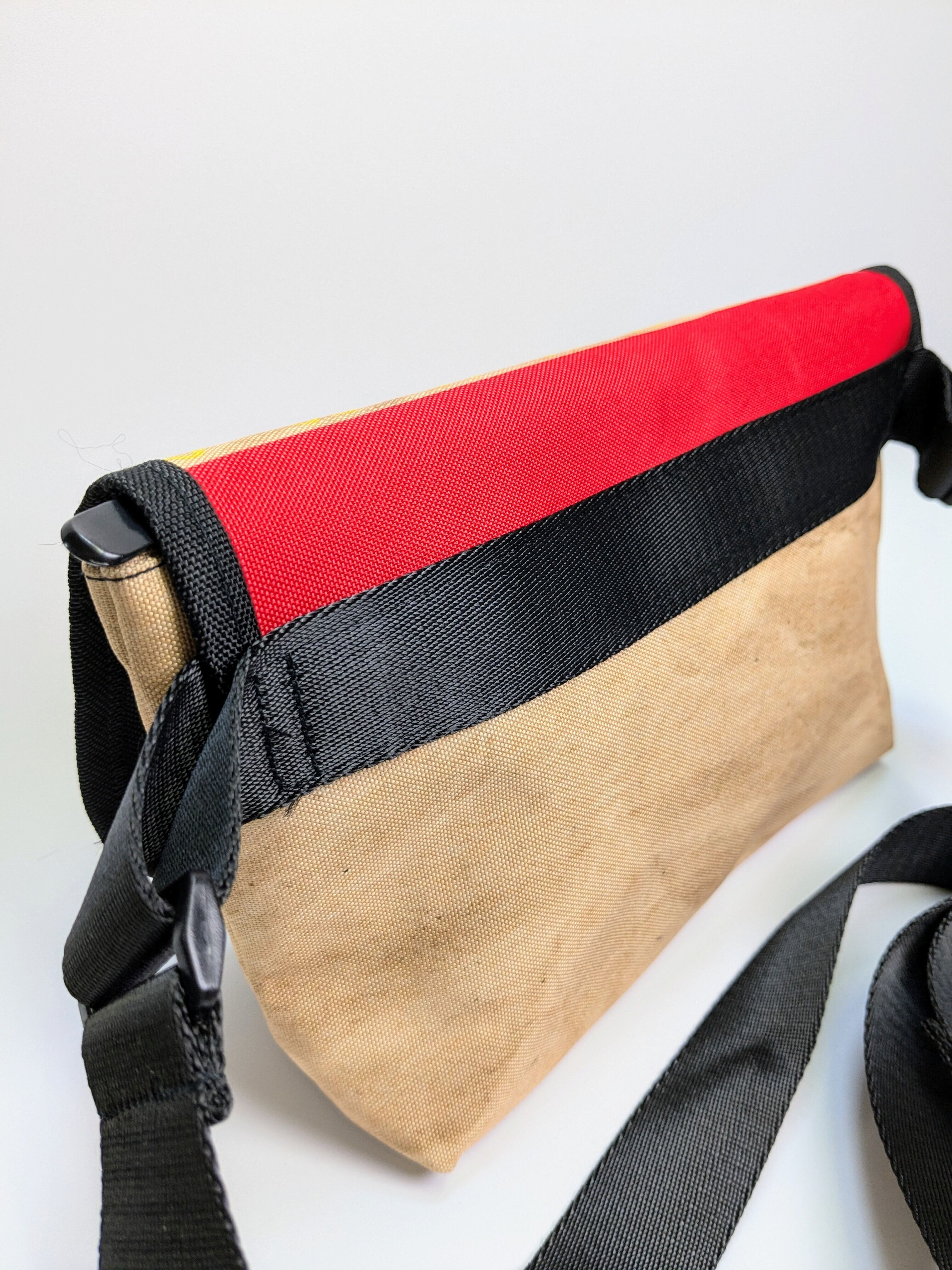 【マクドナルド (ロゴ)】ショルダーバッグ＊紙袋風 〚アメリカン雑貨 アメトイ〛