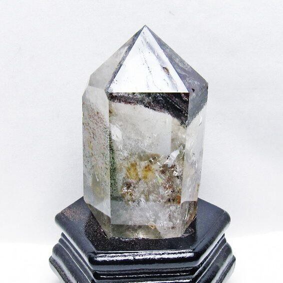 グリーンファントム 六角柱 台座付属 一点物 152-3929