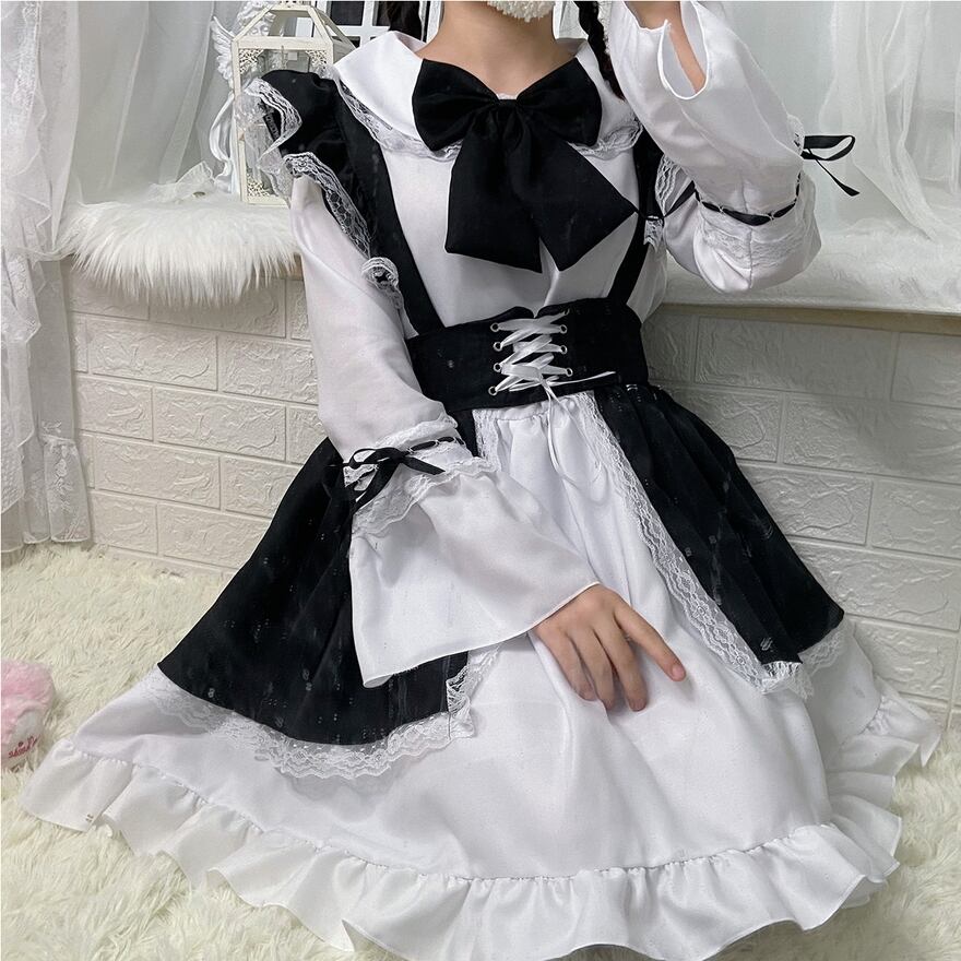 ロリータファッション通販 SEASONZ メイド服 セットアップ 5点 ロリータファッション通販 SEASONZ メイド服 セットアップ 5点