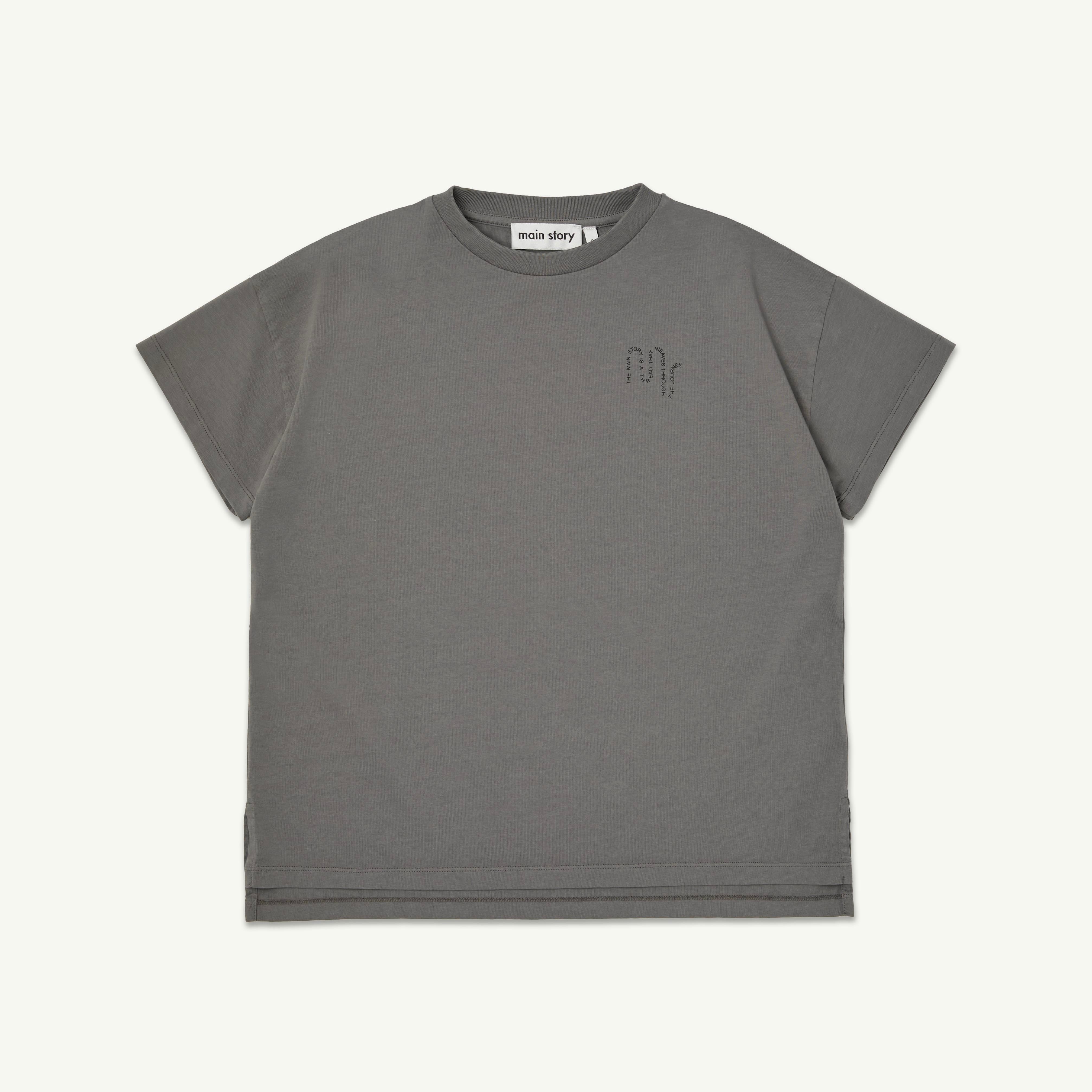 《main story 2026SS》Oversized Tee / Plum Kitten