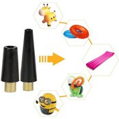 DFsucces バルブアダプター 自転車バルブ変換アダプター 仏式米式変換&ボール針&テーパーノズル 浮輪 ボール用空気入れ4セット