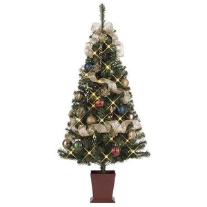 セットツリー 四角ポット付き ClassicalChampagne 150cm　【TRS00894】