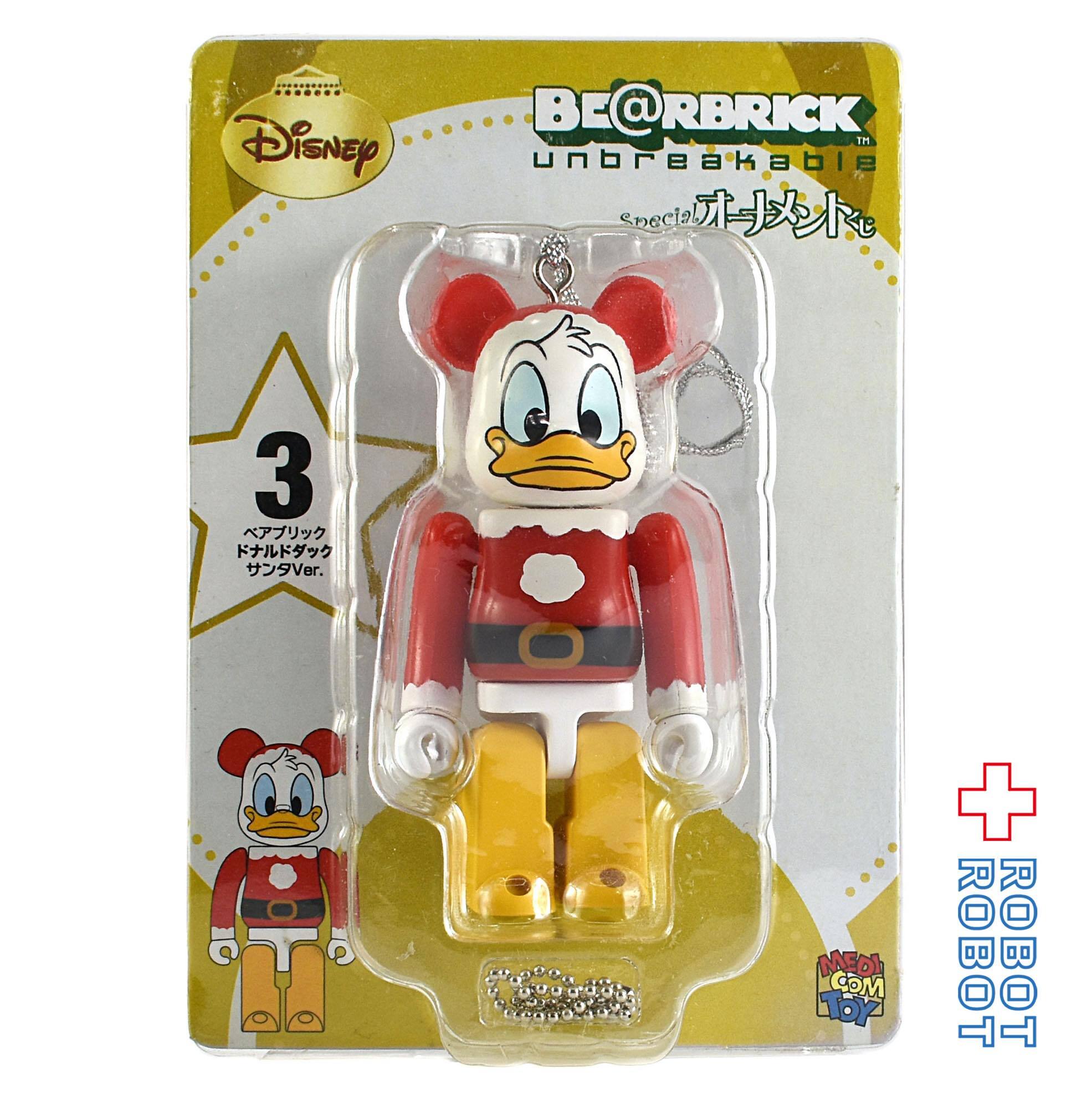ディズニー オーナメントくじ ベアブリック ドナルドダック サンタ Ver 
