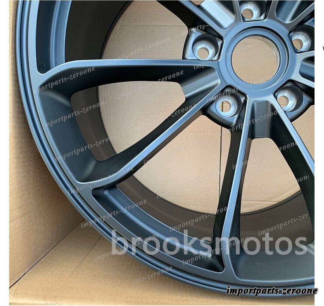 20インチサテンブラックフォージドホイールフィットポルシェ911カレラ4