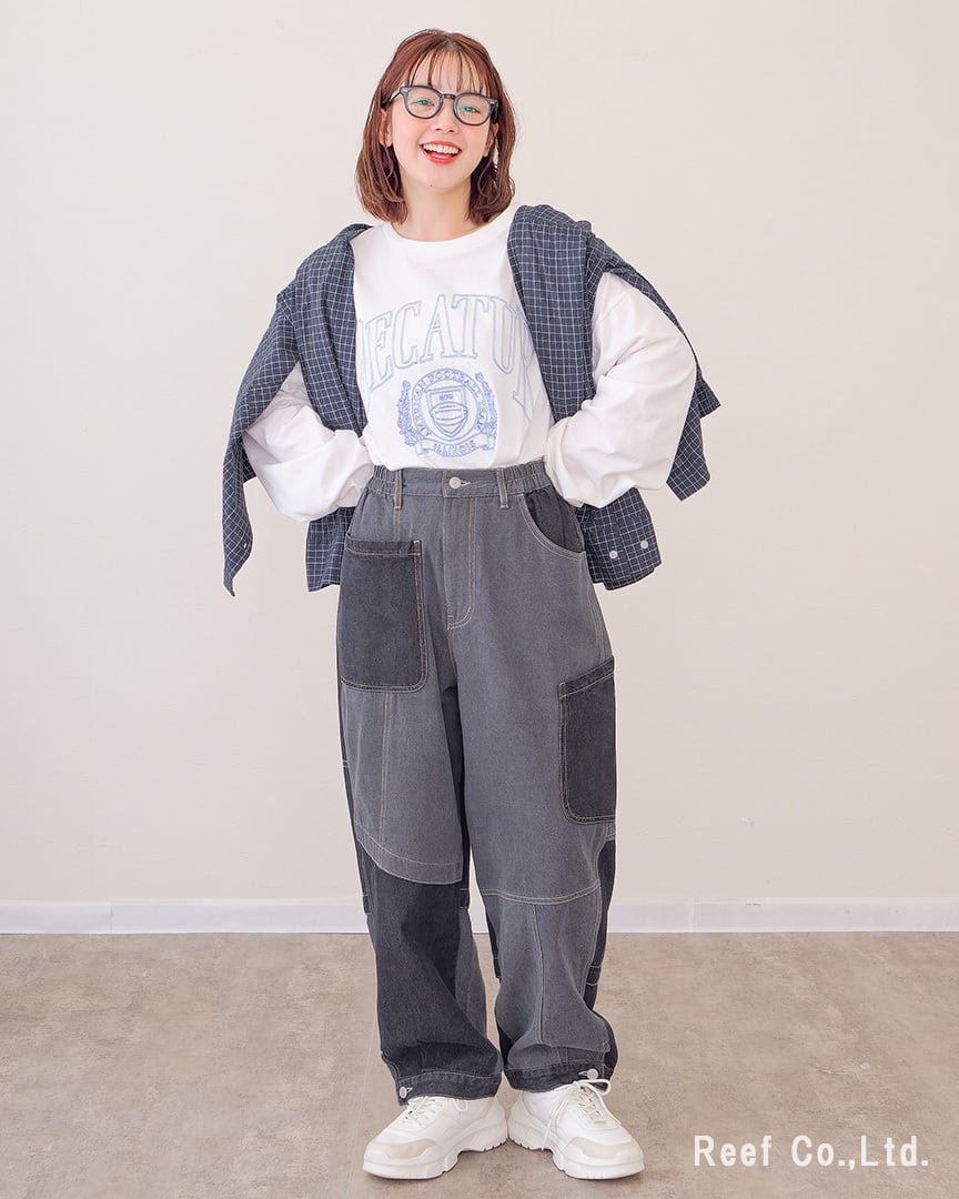 リビルドパッチポケットデニムパンツ】 ST-223742 Brand