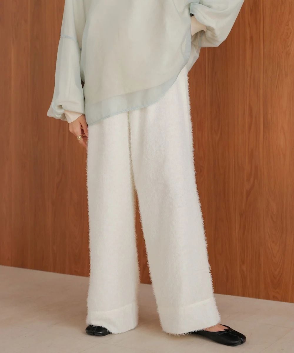 shaggy straight pants select by Bab【5441032】