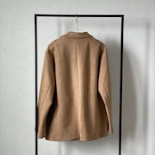 【受注予約:9月上旬入荷予定】ストレッチフェイクスウェードJK/ベージュ