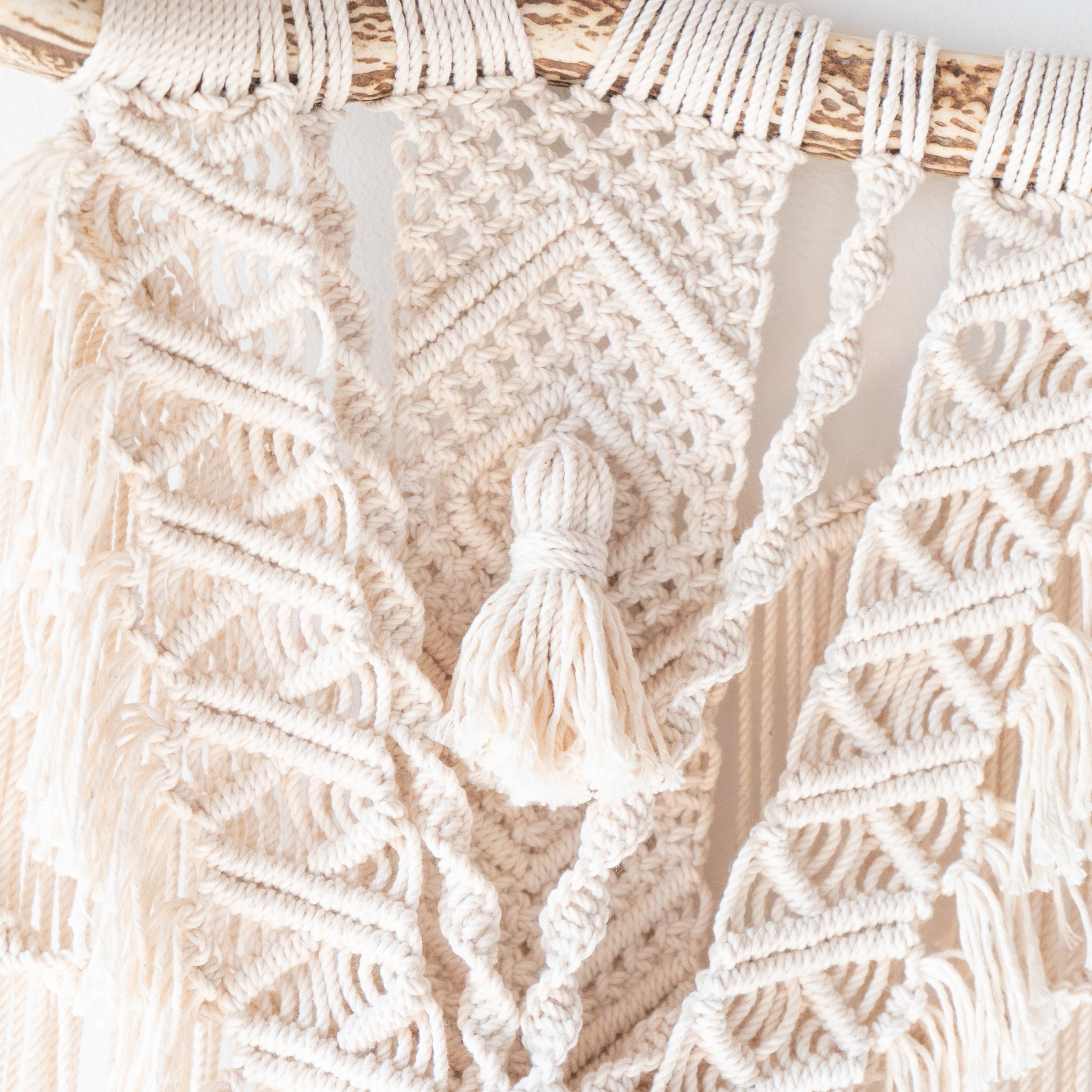 鹿の角 マクラメ タペストリー / Macrame wall hanging / #2 鹿の角 マクラメ タペストリー / Macrame wall hanging / #2