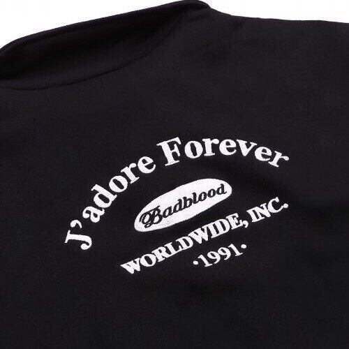 BADBLOOD] CLASSIC LOGO POLO SWEATSHIRTS IN BLACK 正規品 韓国