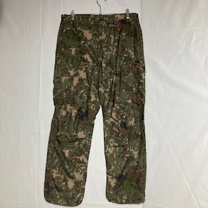 韓国軍 デジタルカモパンツ 迷彩パンツ カーゴパンツ オリーブ 陸軍 ブラック バイカー 米軍 90cm 〜 100cm ミリタリー ポリレーヨン